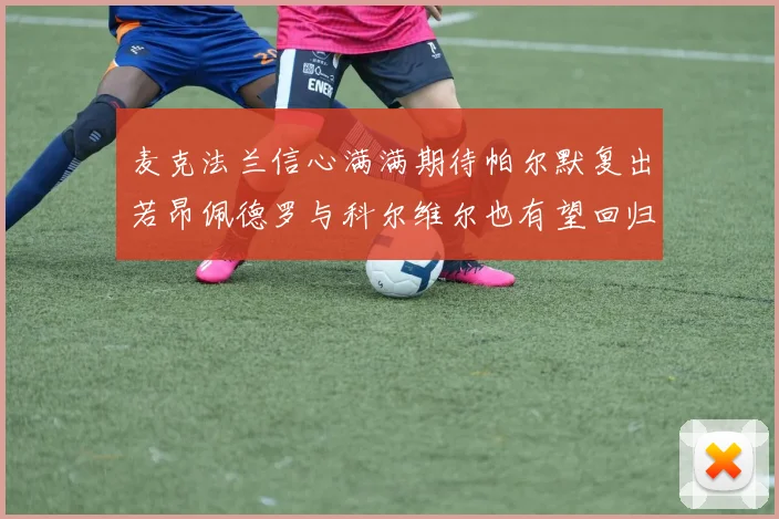 麦克法兰信心满满期待帕尔默复出若昂佩德罗与科尔维尔也有望回归